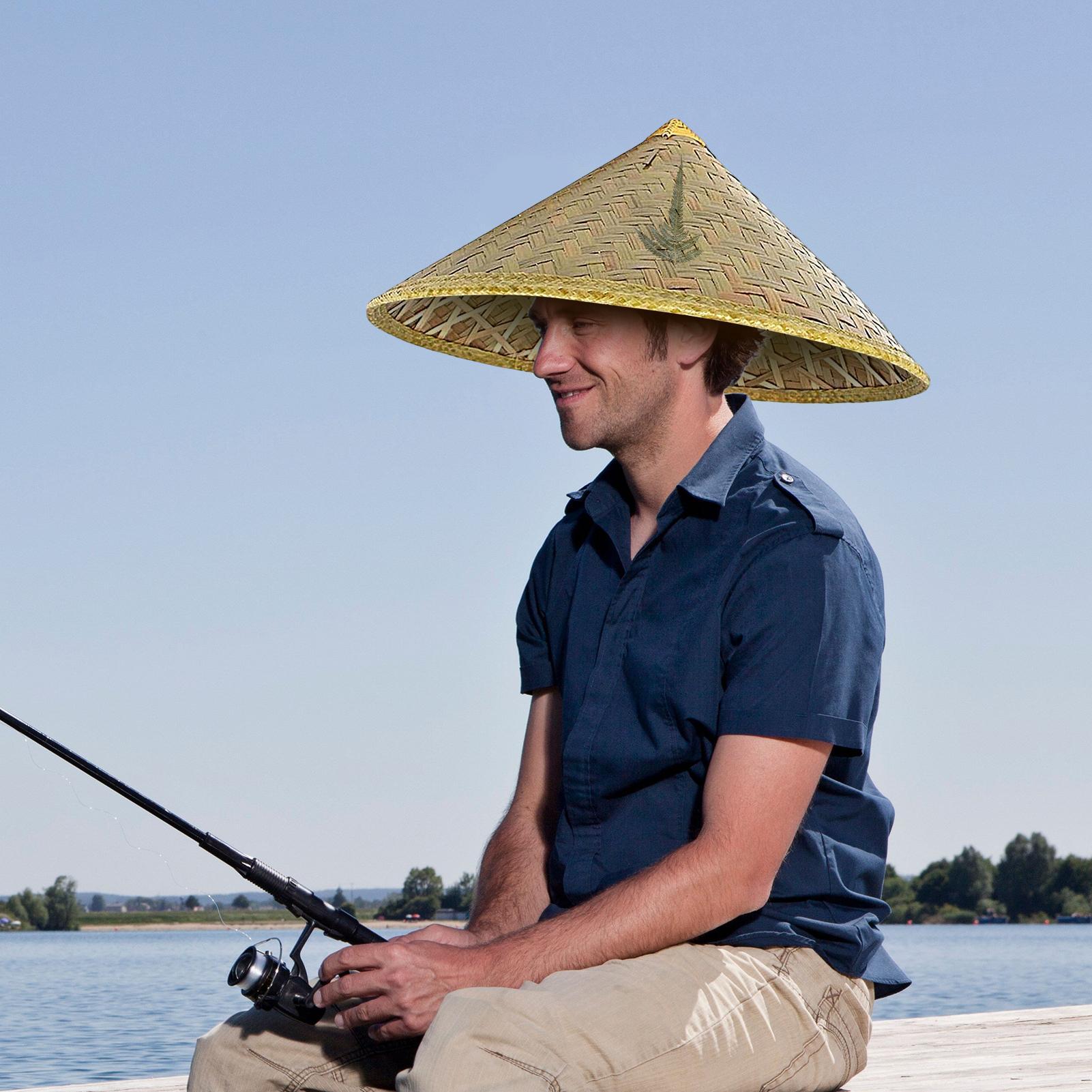 Bucket Hat Straw - Topi Jerami Cina Buatan Tangan dari