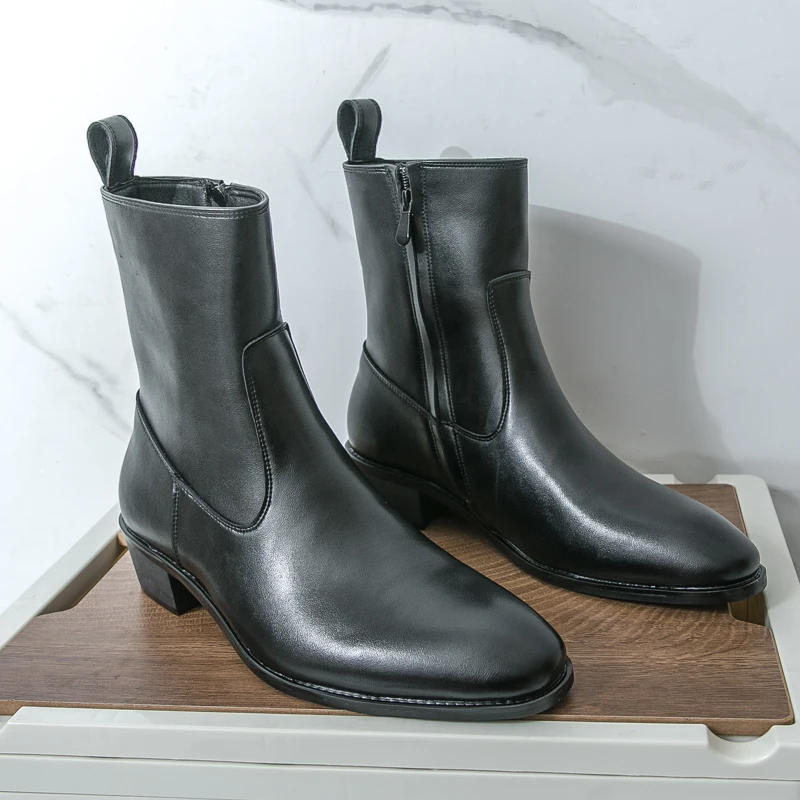Sepatu Boots Chelsea Kulit Kas - Espadrille Slip On ulasan dan harga