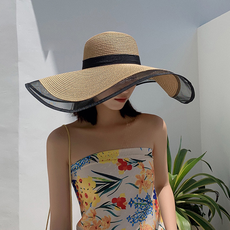 Topi Matahari Wanita Topi Pant - Bucket Hat Straw ulasan dan harga